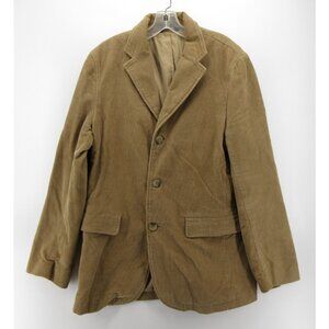 Banana Republic Sport Coat 42 Tan Corduroy Blazer Jacket Field Y2K *